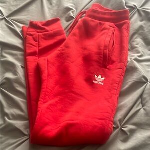 Adidas Kids Bright Red Sweatpants